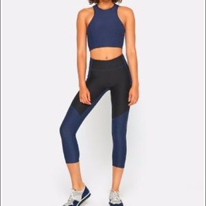 Outdoor Voices Set M - Navy/Charcoal Legging Bra